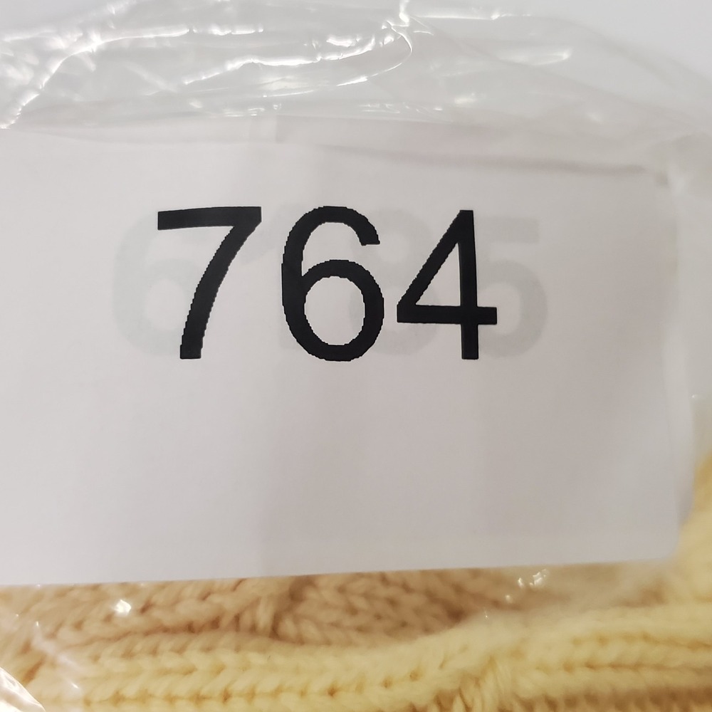 Karen Scott Womens Butter Yellow Cable Knit 100% Cotton‎ Sweater Size M Tennis - Picture 10 of 11